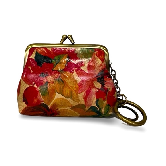 NWOT! Patricia Nash Borse Kisslock Coin Purse/Keyring - Picture 2 of 6